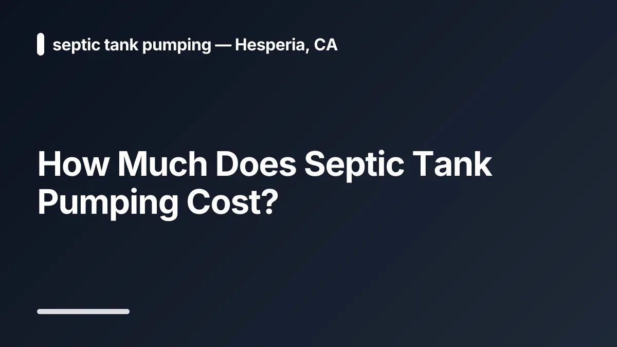 cost of septic tank replacement